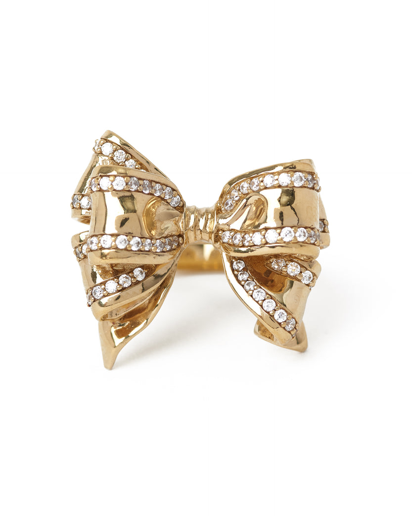 Golden Bow Ring