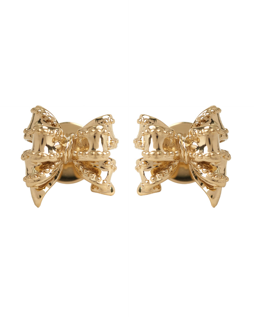 Mini Golden Bow Earrings