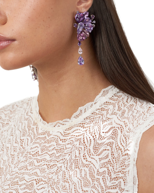 Lavender Ariel Earrings