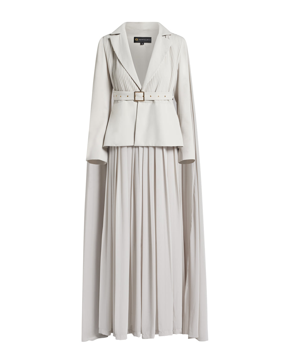 Tailored Pleated Dress