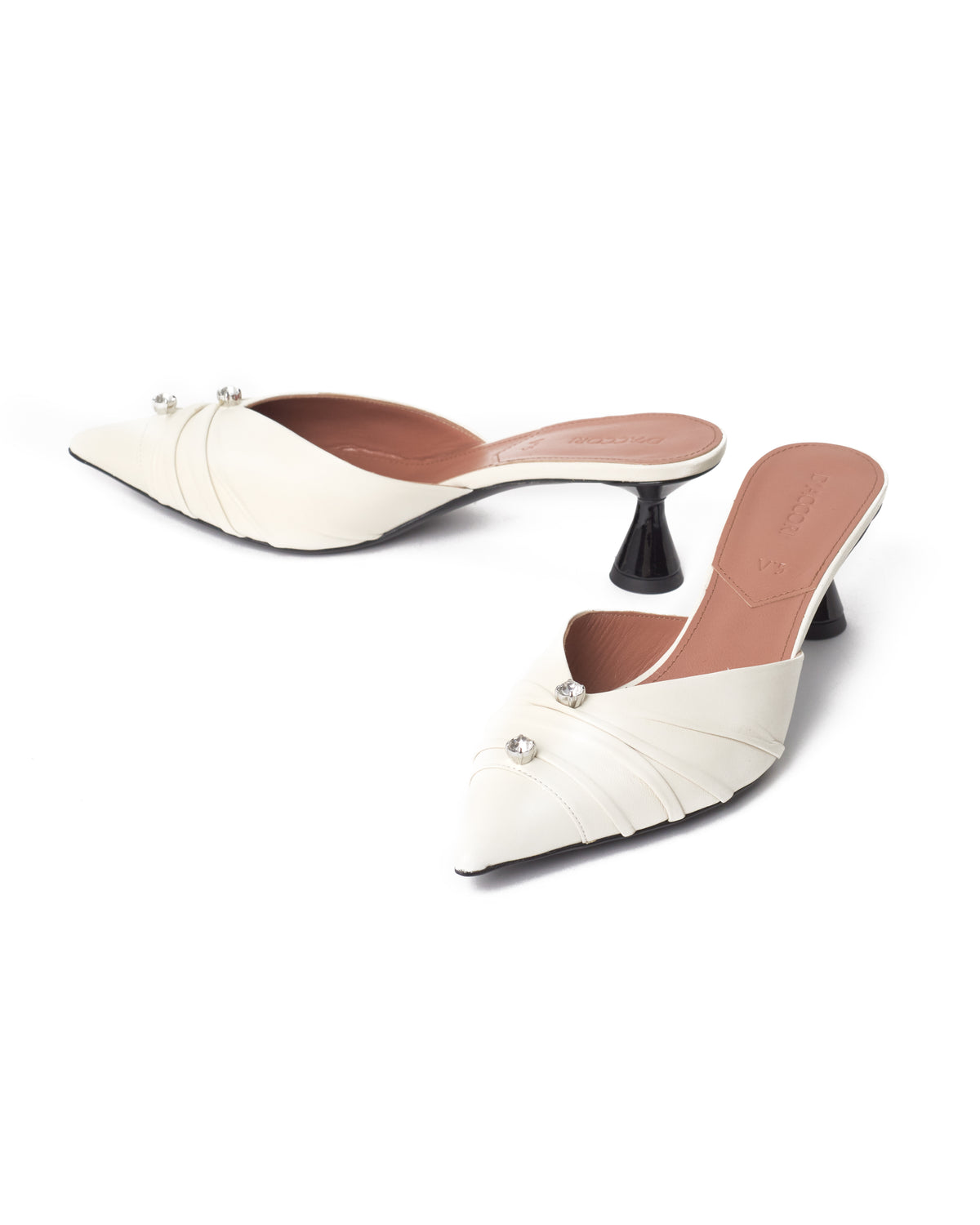 Leather Angel Mules