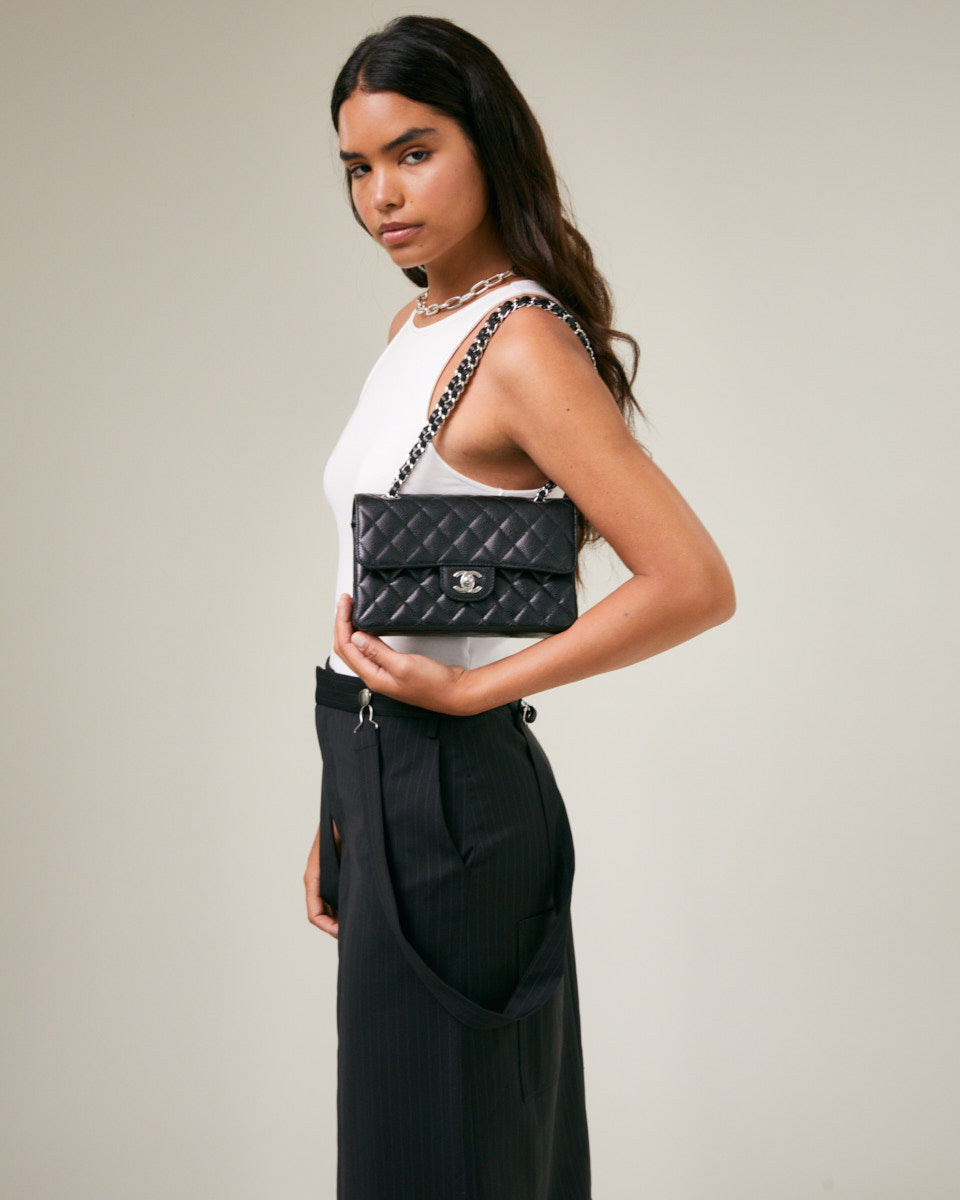 Buy Chanel Pre-Loved Red Mini Square Classic Crossbody Bag in Lambskin for  WOMEN in UAE