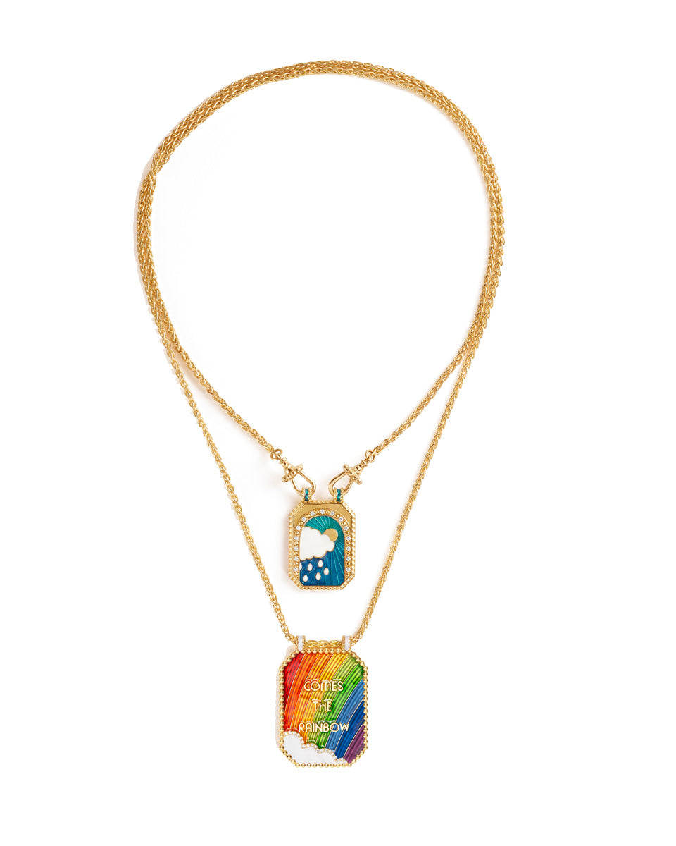 After The Rain Comes The Rainbow Double Scapular