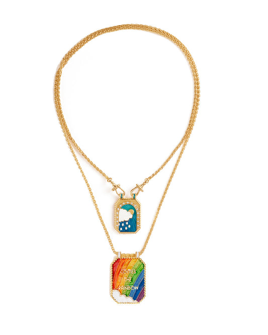 After The Rain Comes The Rainbow Double Scapular