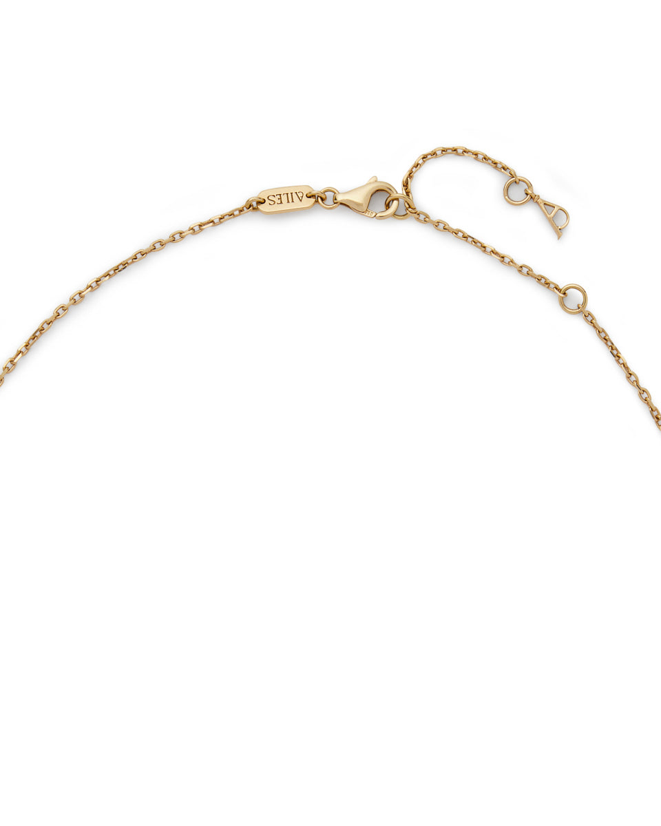 Heart 18k Yellow Gold Diamond Necklace