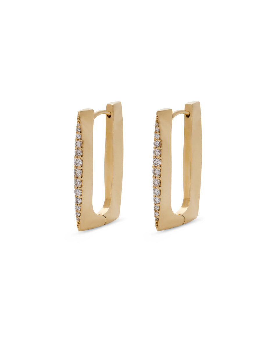 Unstoppable Maxi Hoops With Diamond Frosting