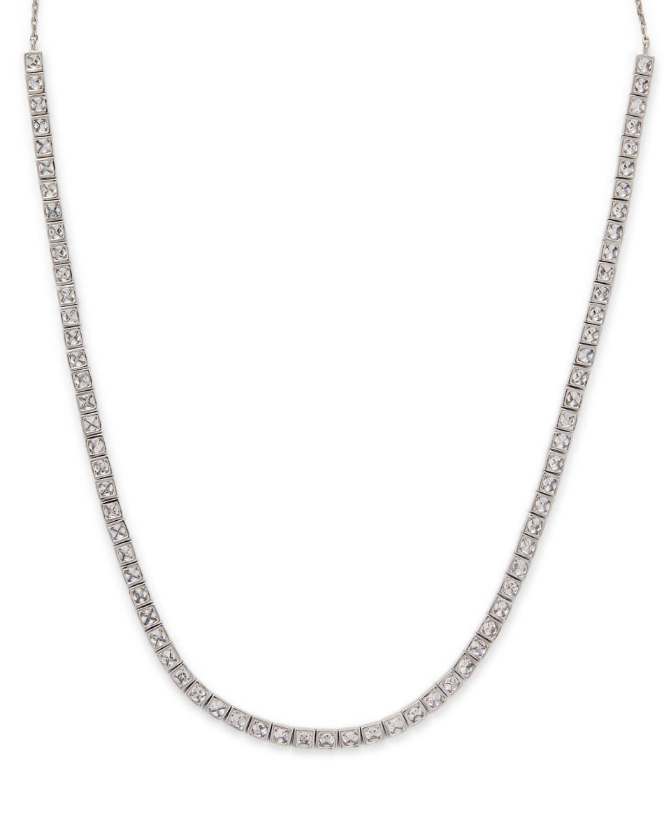 Be Spiked Tennis Necklace With Diamonds