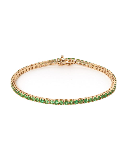Green Tsavorite Tennis Bracelet