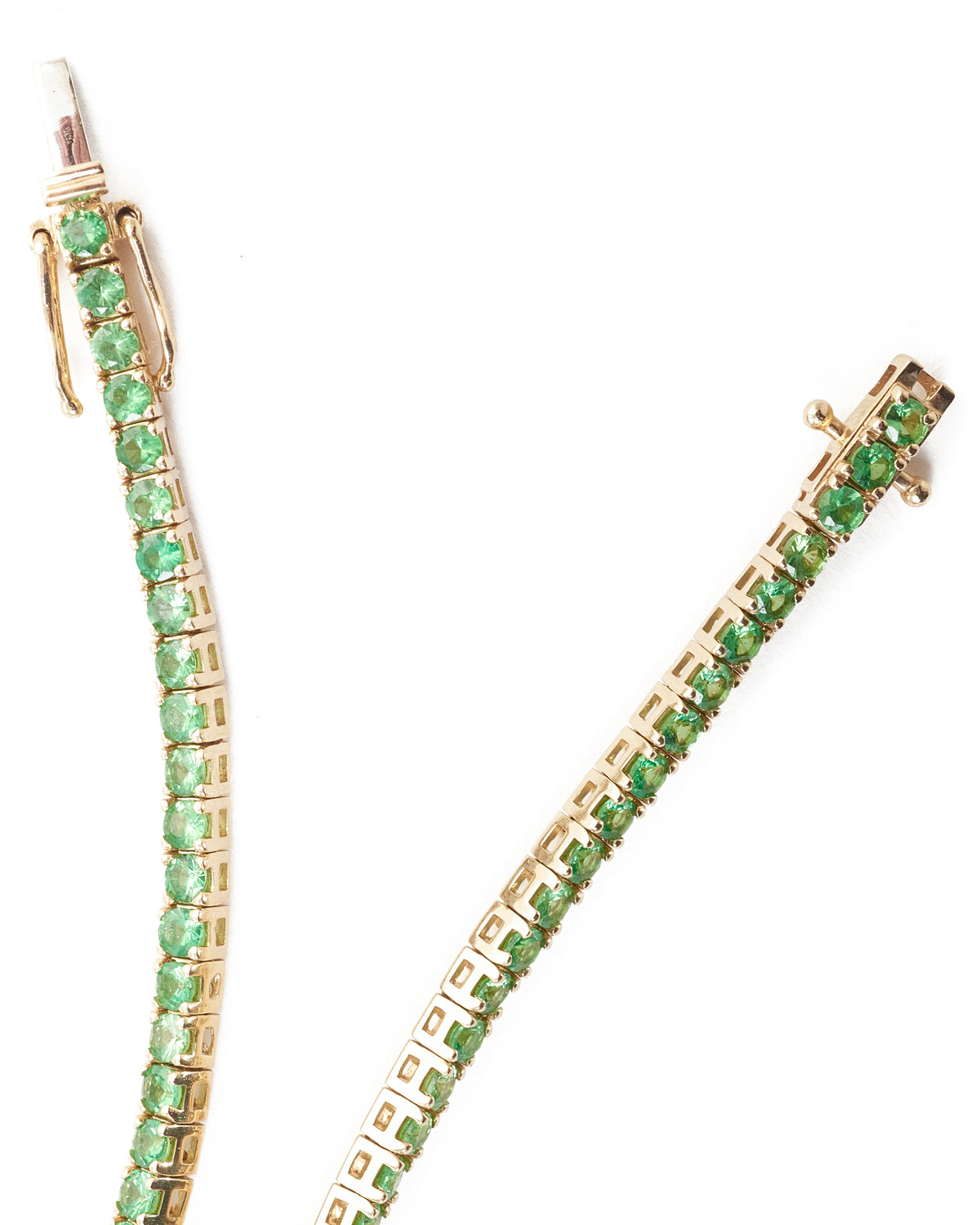 Green Tsavorite Tennis Bracelet