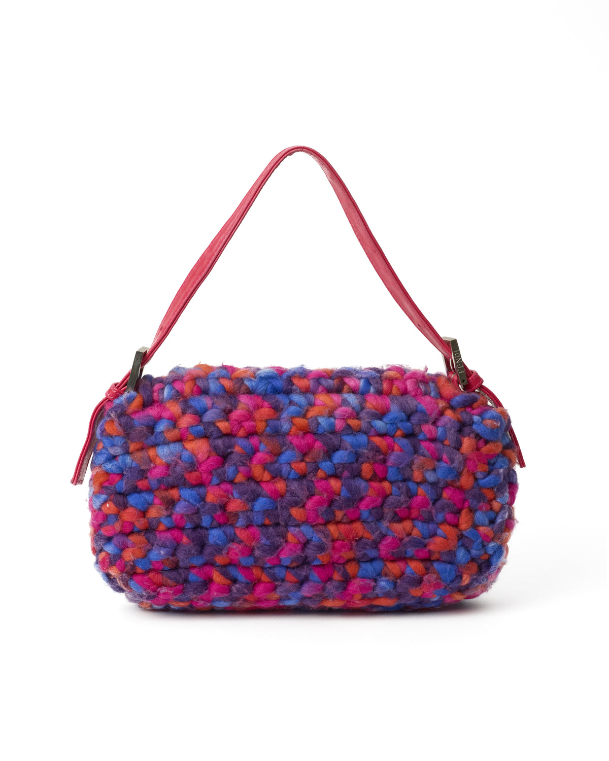 Pre-Owned Fendi Crochet Baguette Shoulder Bag