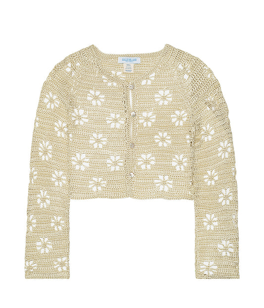 Floral Crochet Cardigan