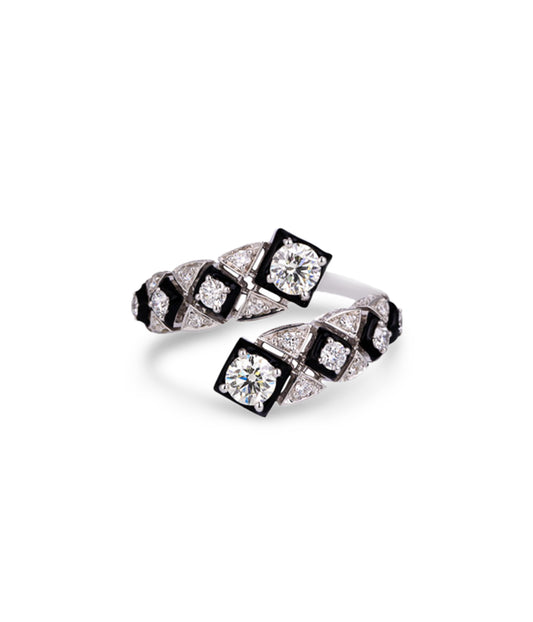 Infinity 18K White Gold Diamond Ring