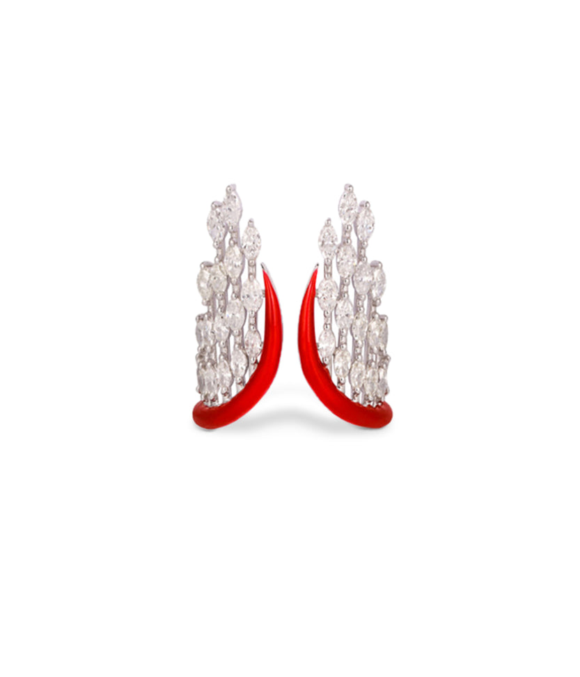 Angel Wings 18K White Gold Diamond Ring