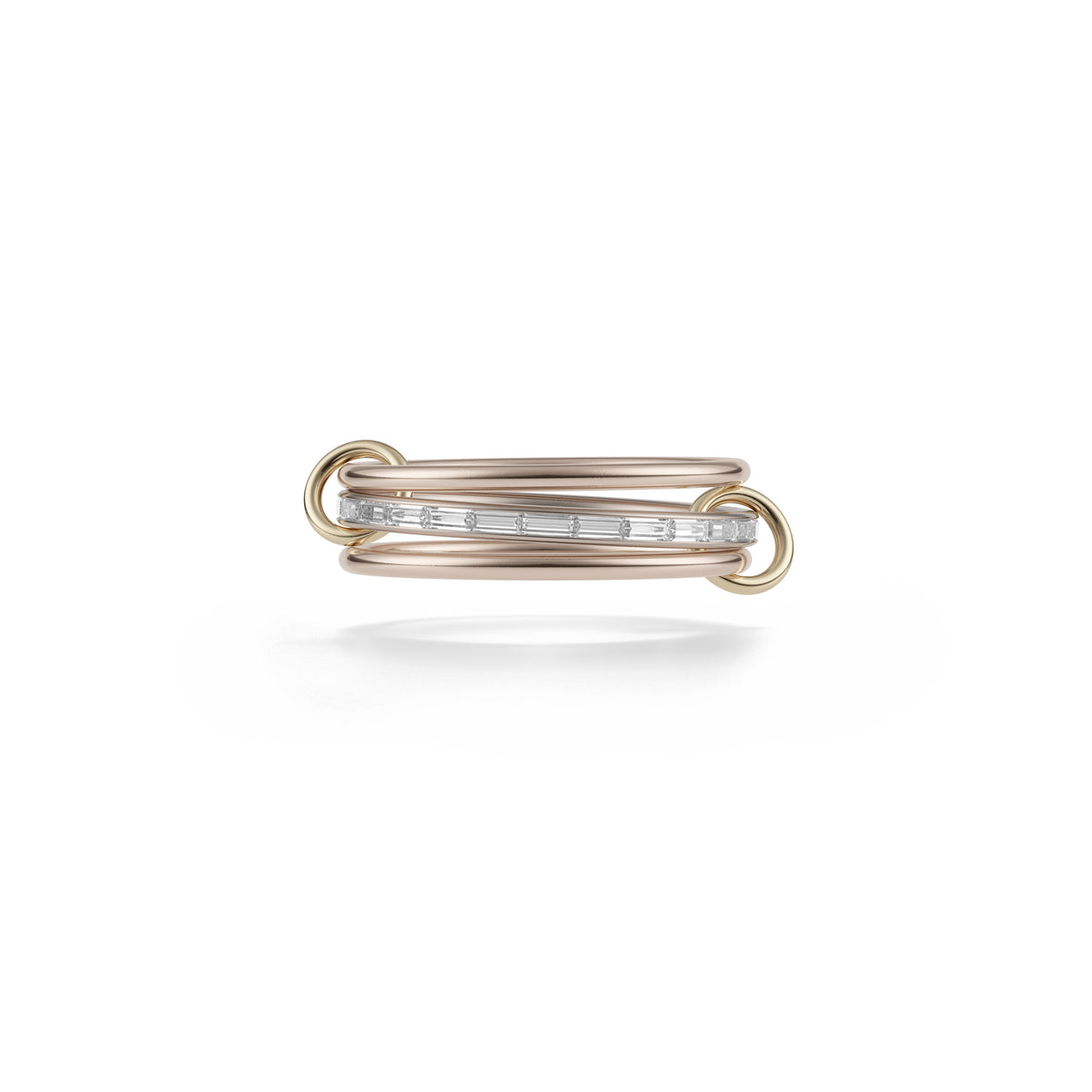 Rhea 18k rose gold band ring