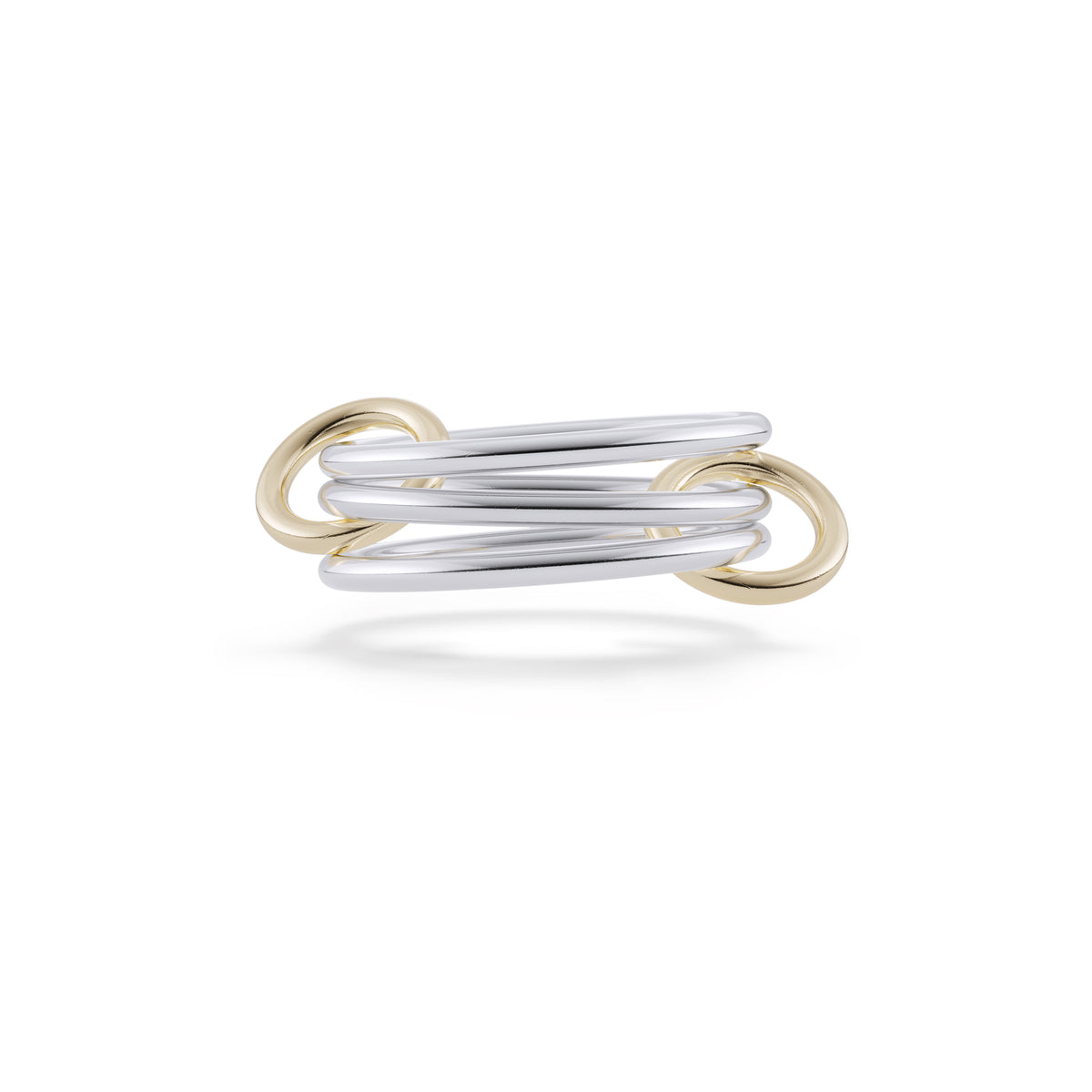 Solarium silver band ring