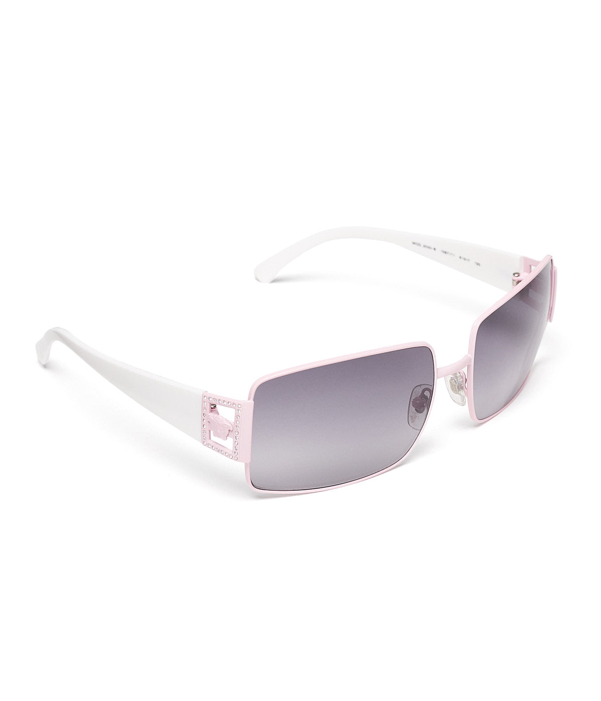 Pre-Owned Square Pink Rimmed Sunglasses