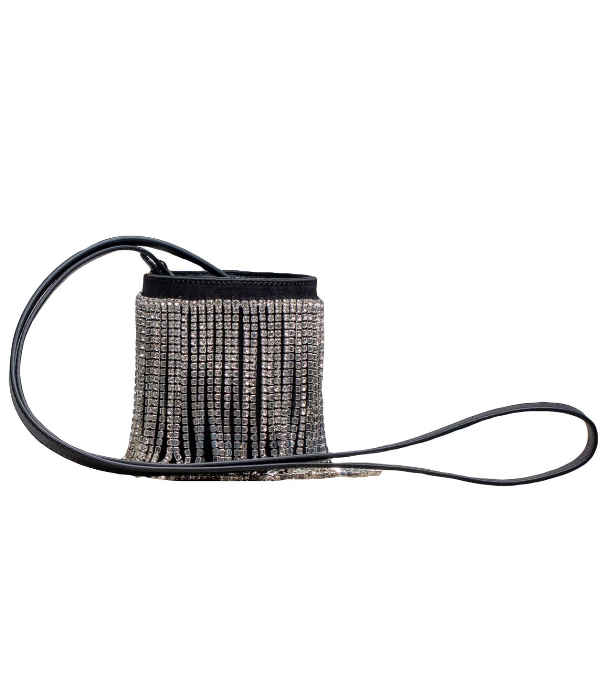 Mini Kyklos In Black With Fringes